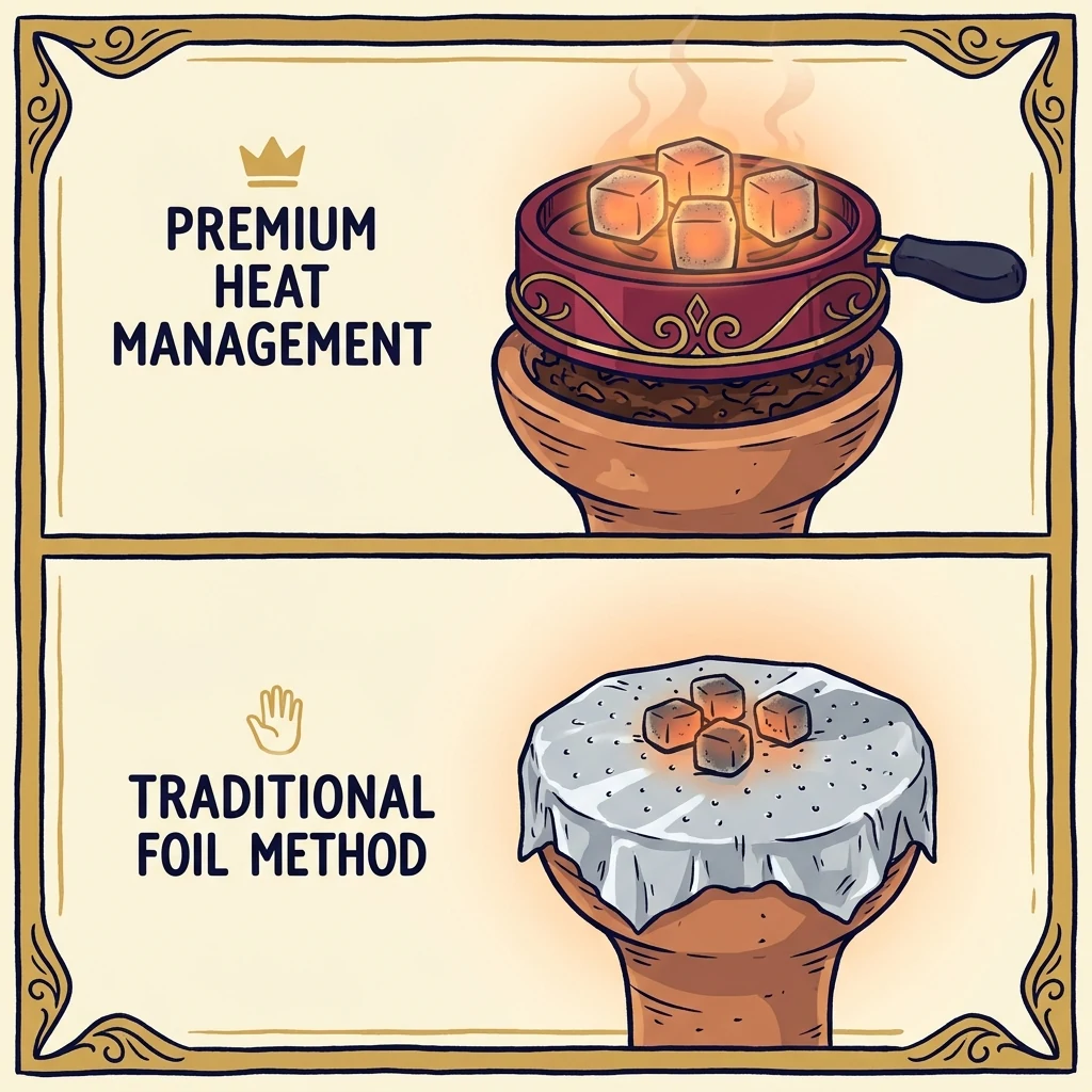 HMS Kaminaufsatz vs. Alufolie — welches Setup?