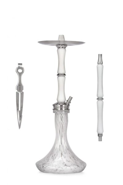 Ocean Hookah - Kaif Steel White Blizzard