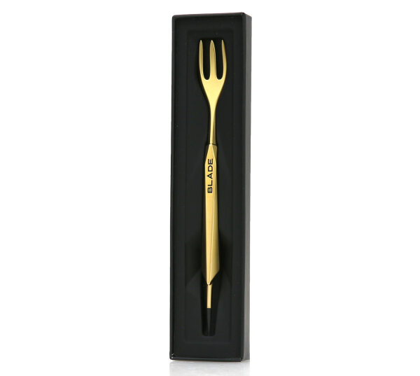 Blade Hookah Fork Gold