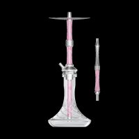 NZ Shisha - Butterfly Silver Pink White