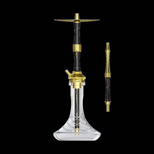 NZ Shisha - Butterfly Gold Black Gold