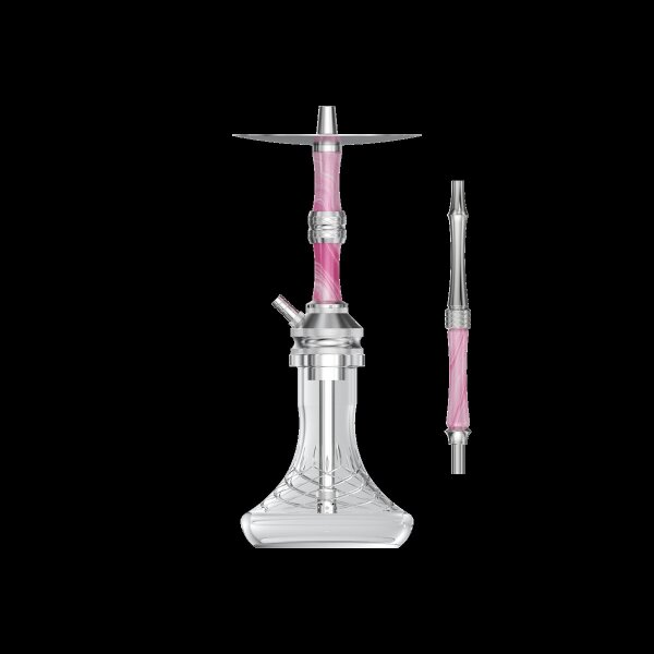 NZ Shisha - Butterfly XS Silver Pink White