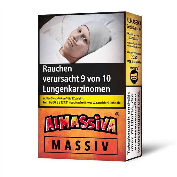 Al Massiva - Massiv 25 g Pfirsich Menthol