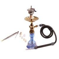 Luna Hookah - Small Tradi - Deep Blue