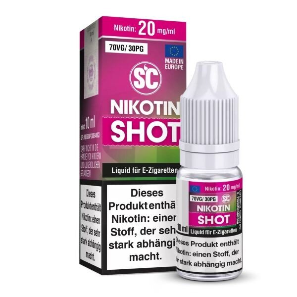 SC - Nikotinshot 70VG / 30PG 20 ml