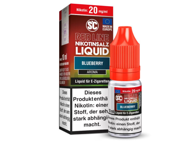 SC - Red Line Blueberry Nikotinsalz Liquid 10ml
