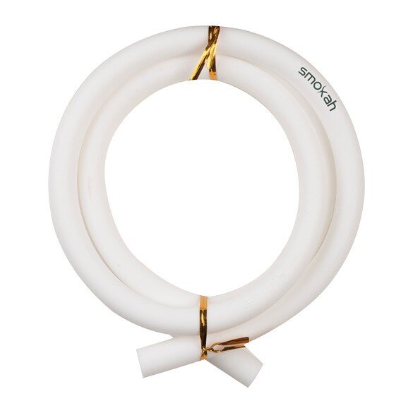 Smokah Silikon Schlauch Matt - Weiß