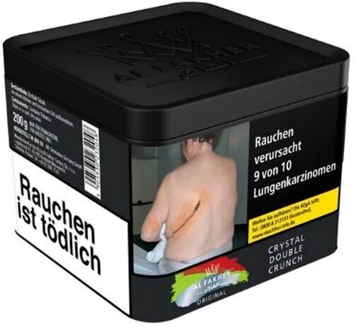 Al Fakher Crystal Double Crunch 200 g Wasserpfeifentabak
