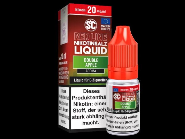 SC - Red Line Double Apple 10ml - Nikotinsalz Liquid