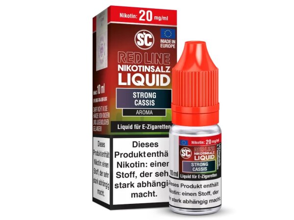 SC - Red Line Strong Cassis V2 10ml - Nikotinsalz Liquid