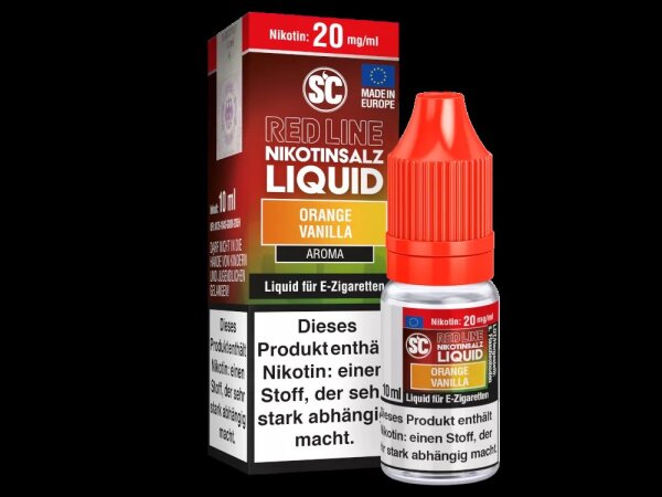 SC - Red Line Orange Vanilla 10ml - Nikotinsalz Liquid