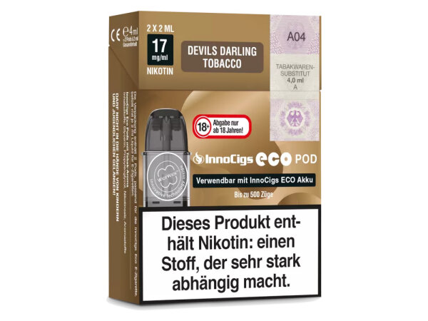 InnoCigs - Eco Pod Devils Darling Tobacco (2 Stk. pro Packung)