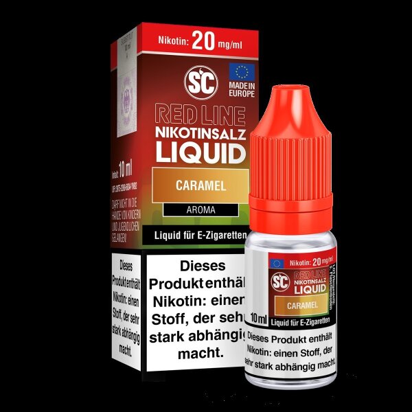 SC - Red Line Caramel 10ml - Nikotinsalz Liquid 20mg/ml