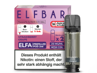 Elfbar - Elfa Pod Strawberry Grape 20mg/ml (2 Stück...