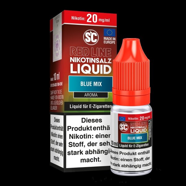 SC - Red Line Blue Mix 10ml - Nikotinsalz Liquid 10mg/ml