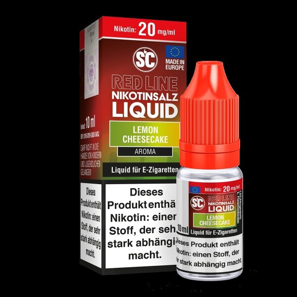 SC - Red Line Lemon Cheescake 10ml - Nikotinsalz Liquid