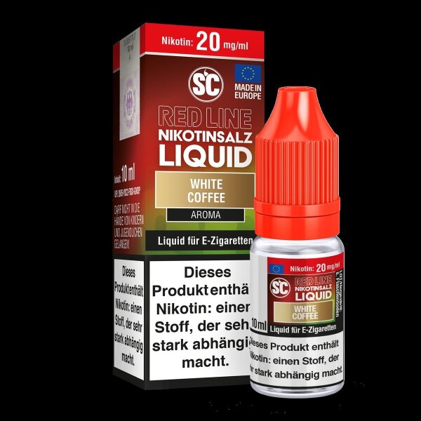 SC - Red Line White Coffee 10ml - Nikotinsalz Liquid 10mg/ml
