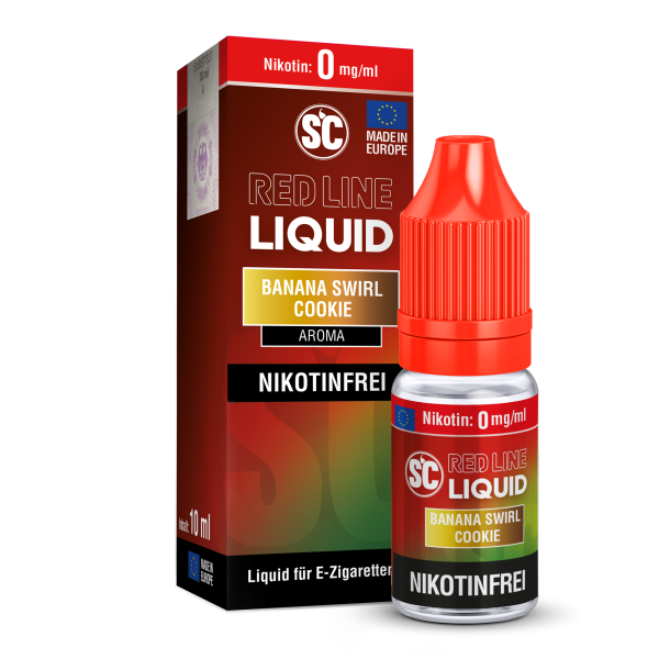 SC - Red Line Banana Swirl Cookie 10ml - Nikotinsalz Liquid