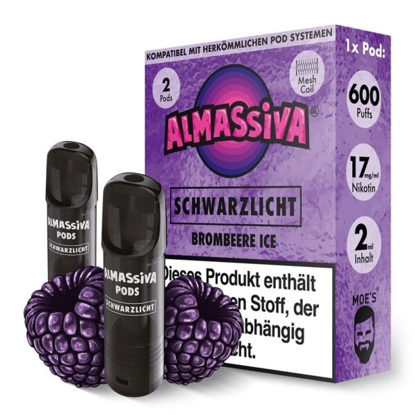 Al Massiva - Schwarzlicht - Pod -17mg/ml (2 Stück pro Packung)