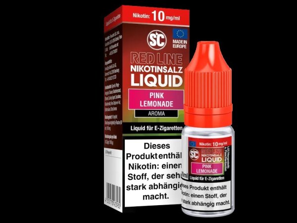 SC - Red Line Pink Lemonade 10ml - Nikotinsalz Liquid 10mg/ml
