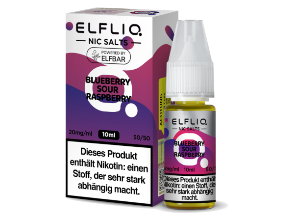 Elfliq - Blueberry Sour Rasperry 10ml 10mg