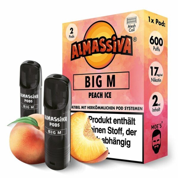 Al Massiva - Big M - Pod - 17mg/ml (2 Stück pro Packung)