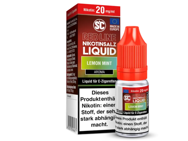 SC - Red Line Lemon Mint - Nikotinsalz Liquid