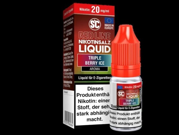 SC - Red Line Triple Berry Ice - Nikotinsalz Liquid 20mg/ml