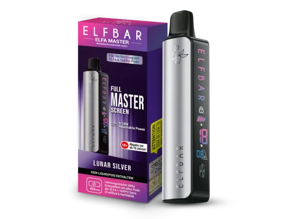 Elfbar Elfa Master Akku 850 mAh Lunar Silver