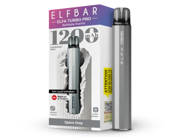 Elfbar Turbo Pro - Space Grey