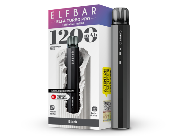 Elfbar Turbo Pro - Black