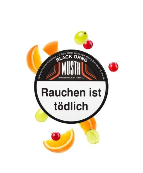 Must H Tabak 125 g - Black Orng