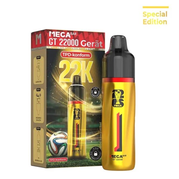 Mega Bar GT 22000 Basisgerät Golden