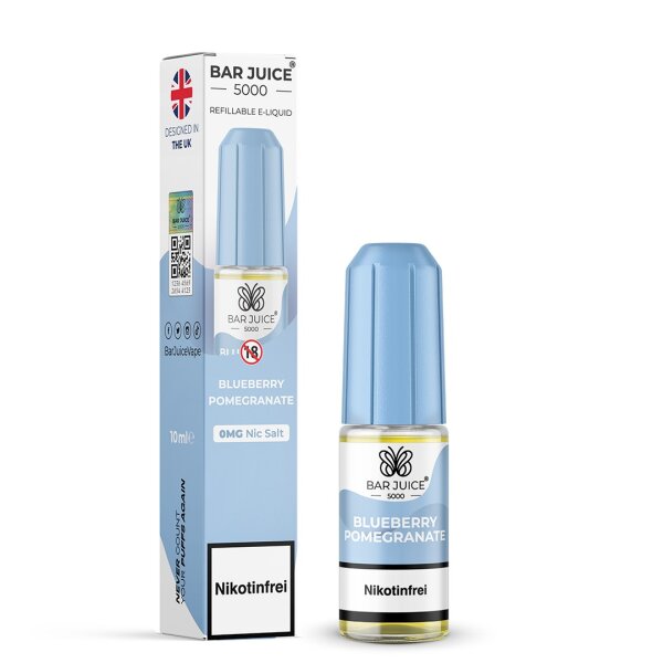 Bar Juice 5000 Liquid Blueberry Pomegranate 10 ml Nikotinsalz