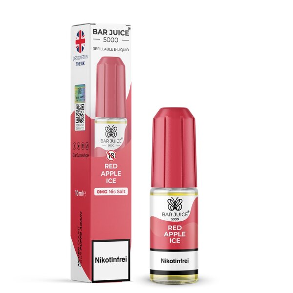 Bar Juice 5000 Liquid Red Apple Ice 10 ml Nikotinsalz