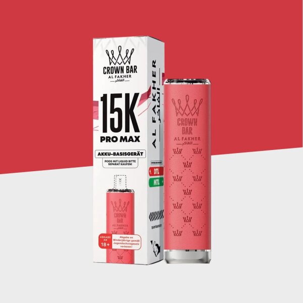 Crown Bar 15K Basisgerät Al Fakher Pink