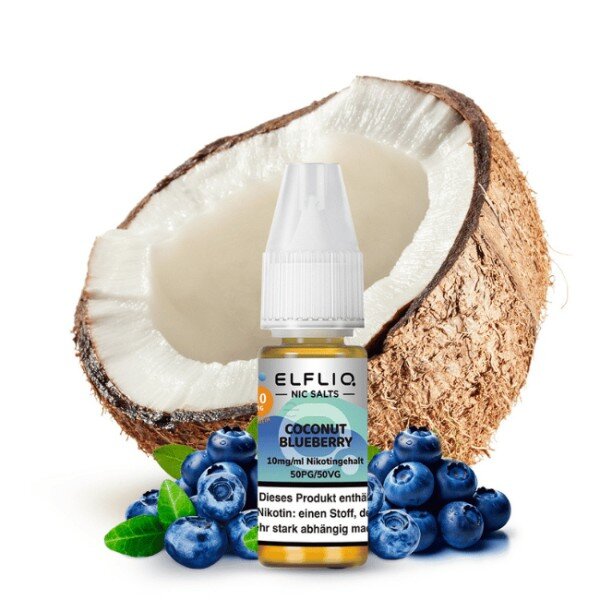 Elfliq Nic Salts Coconut Blueberry 10mg