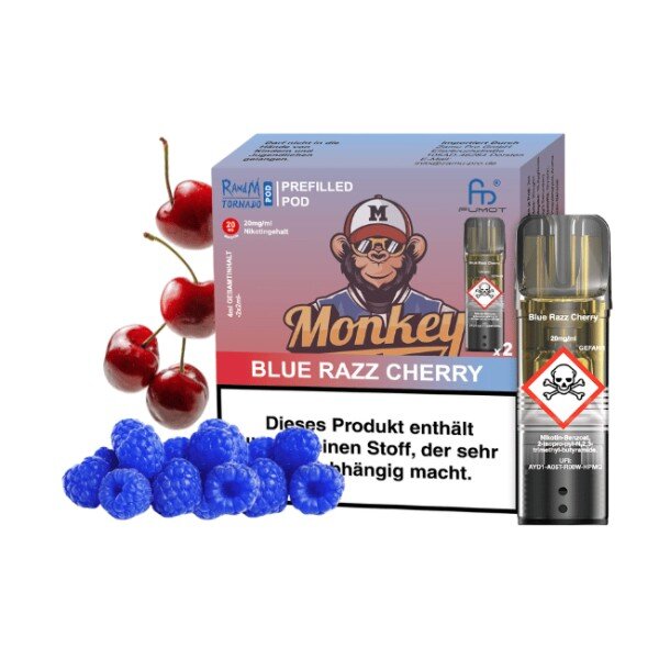 Tornado Pod 20mg Blue Razz Cherry