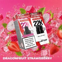 Mega Bar GT22000 Leer Pod Dragonfruit Strawberry